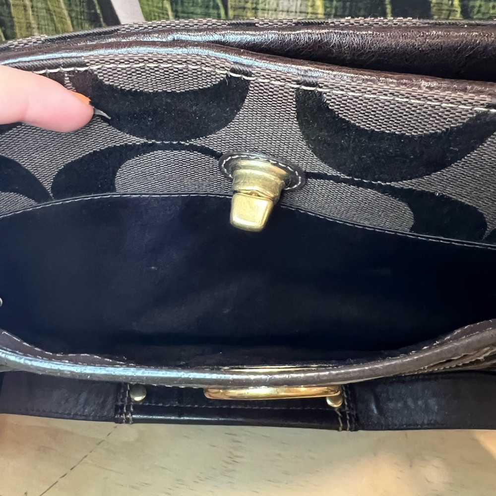 Coach Mini Hampton Signature Tote 👜 🤎✨ - Picture 8 of 12